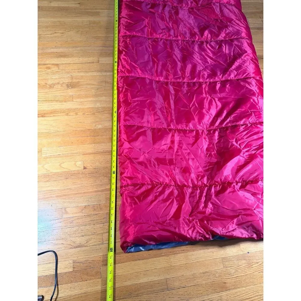 Ozark Trail 50 Degree Warm Weather Sleeping Bag 33 x 75 inches Red & Gray